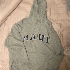 Grey maui hoodie